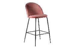 LuxD 22864 Konzolová stolička Boss vintage hnedá s podrúčkami